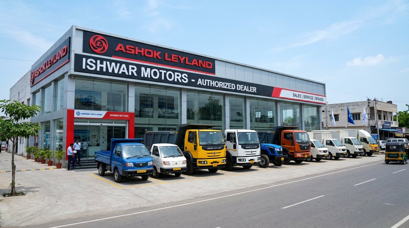 Ishwar Motors - Authorised Ashok Leyland Showroom & 3S Dealership in Bhagwanpur Chowk, Muzaffarpur, Bihar