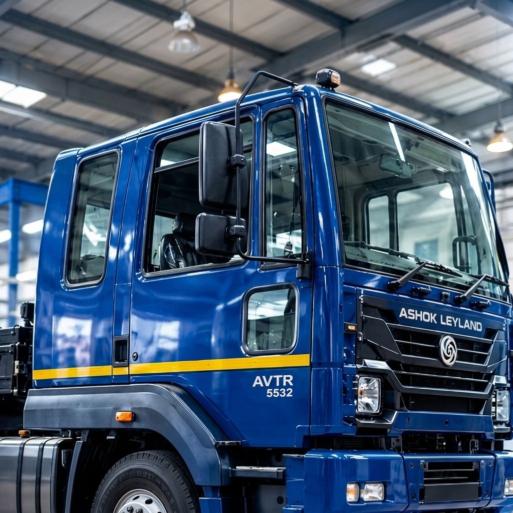 Ashok Leyland AVTR 5532 Commercial Vehicle at Ishwar Motors Workshop